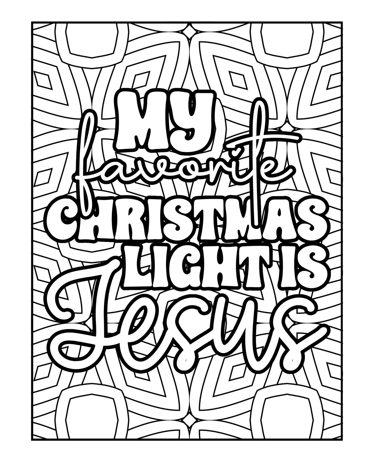 A Spirit-Filled Christmas Coloring Book