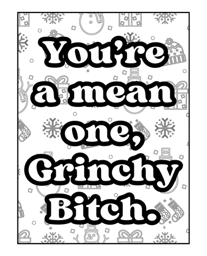 A Very Sweary Christmas Coloring Book