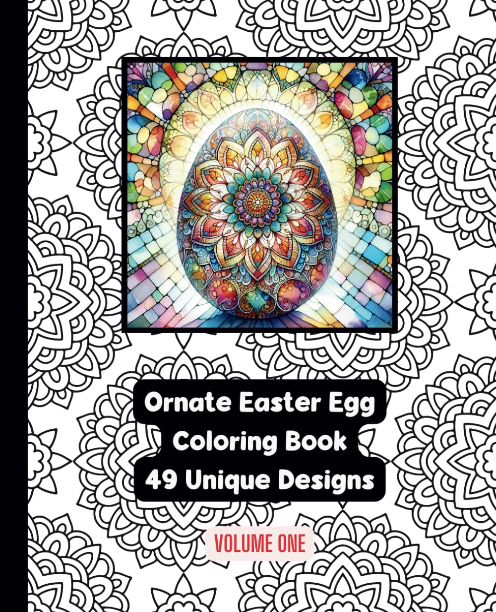 Ornate Easter Egg Coloring Book