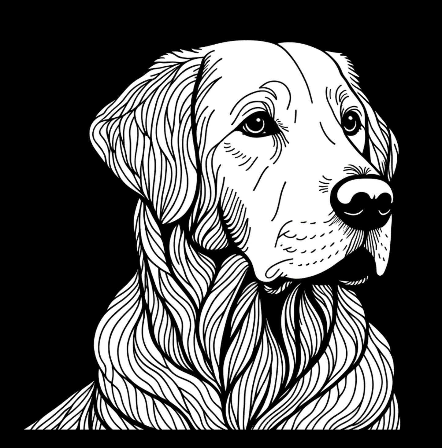Blacklight Canine Creations Coloring Book