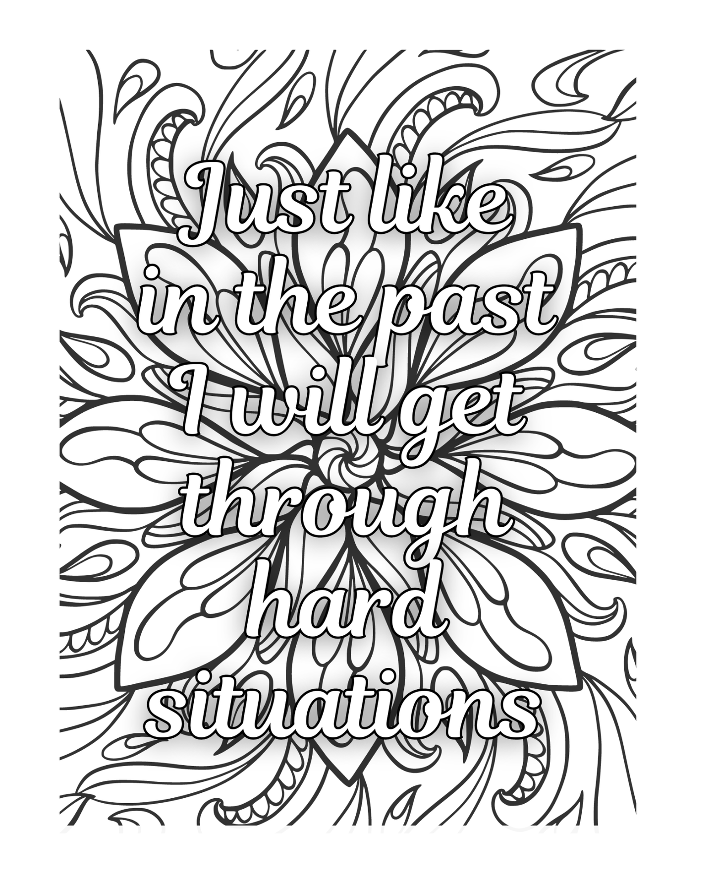 Mindset Is Everything Coloring Book