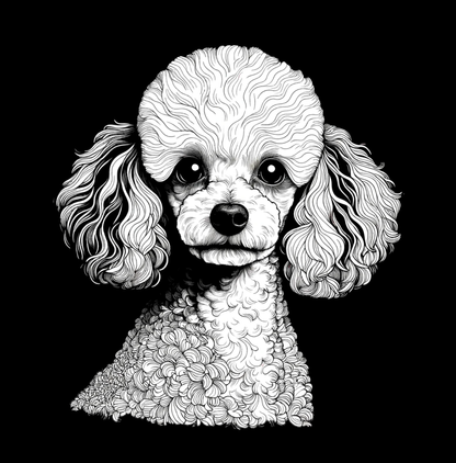 Blacklight Canine Creations Coloring Book