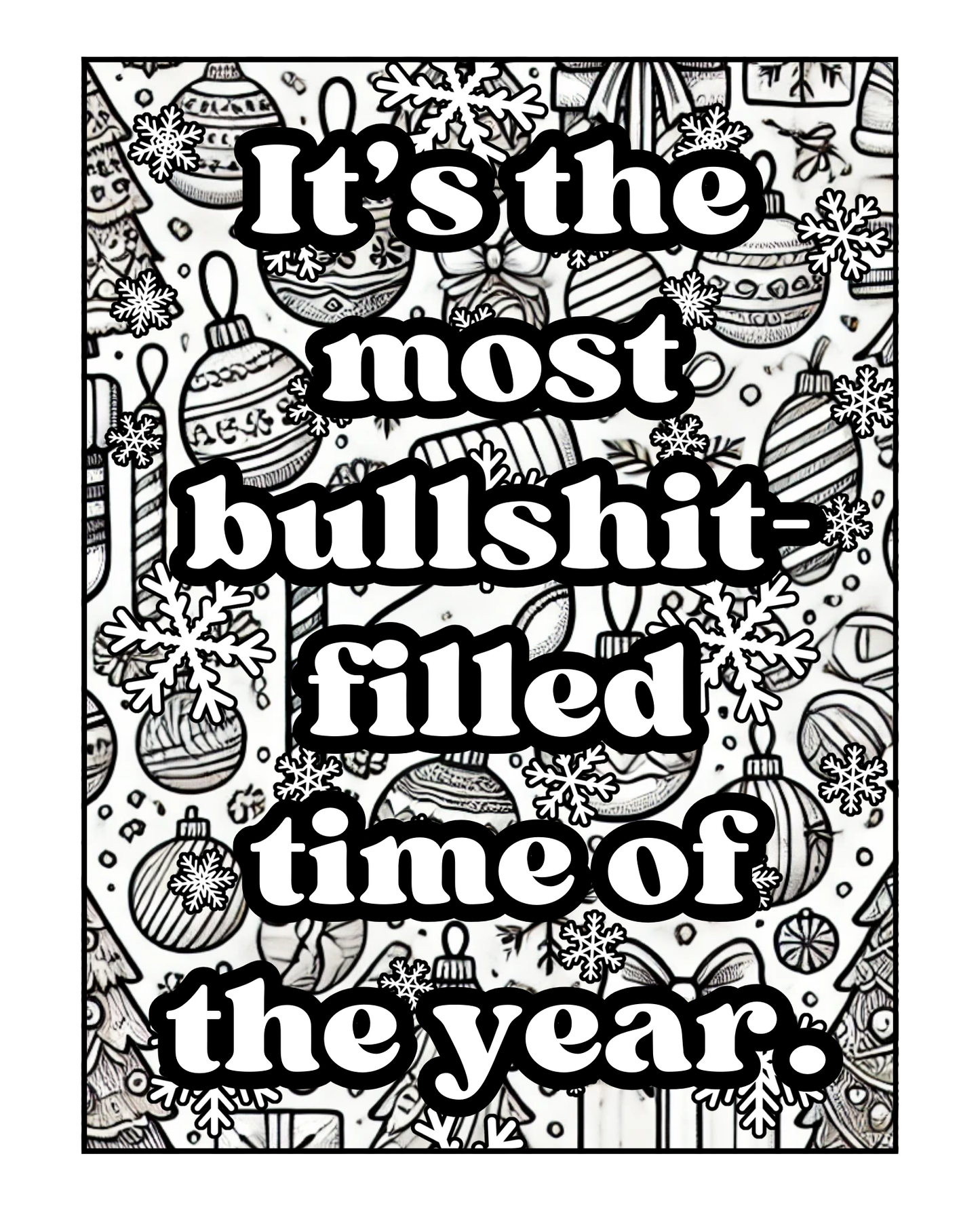 A Very Sweary Christmas Coloring Book