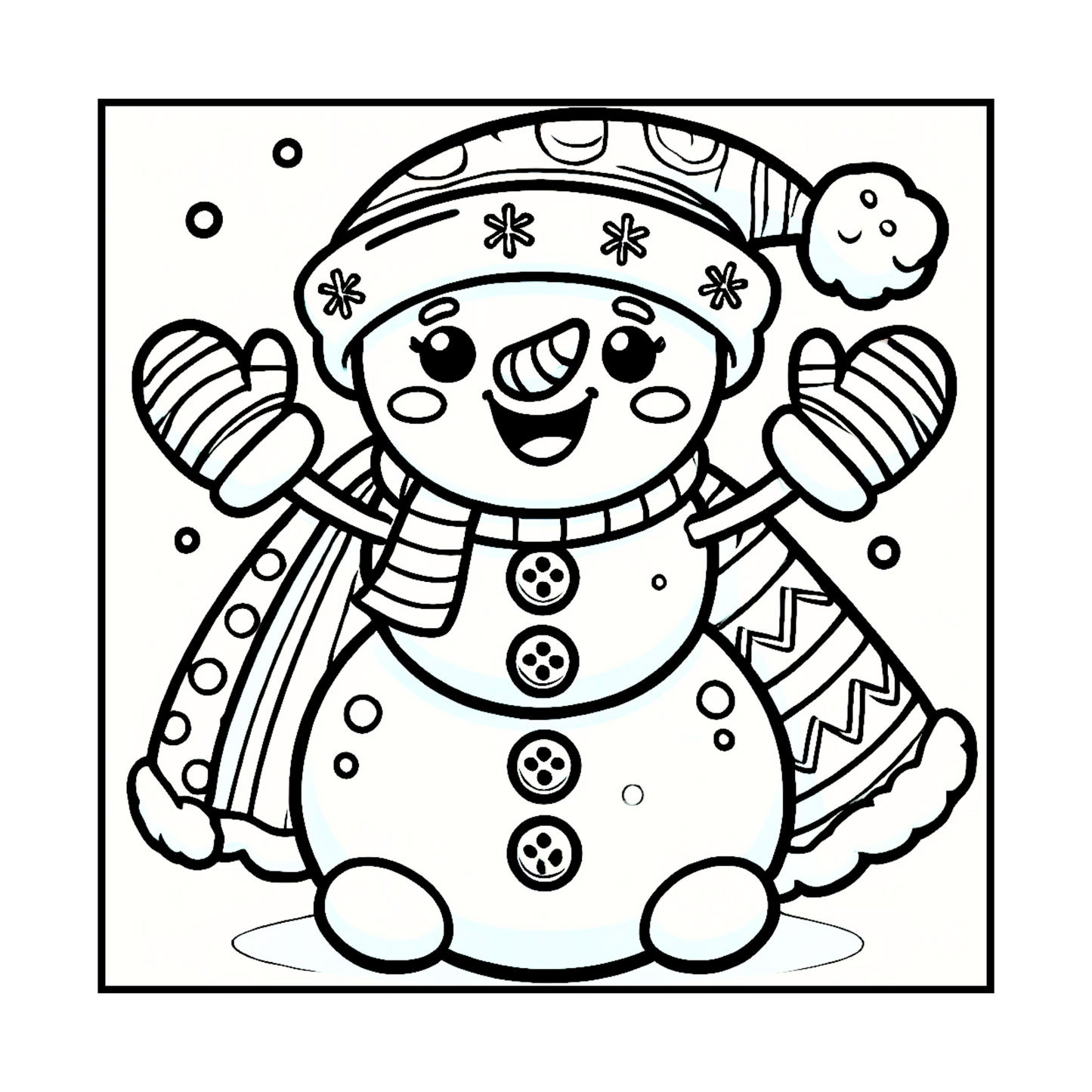 Frosty Friends Coloring Book