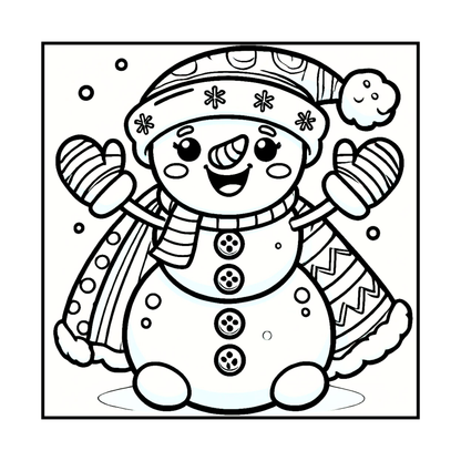 Frosty Friends Coloring Book
