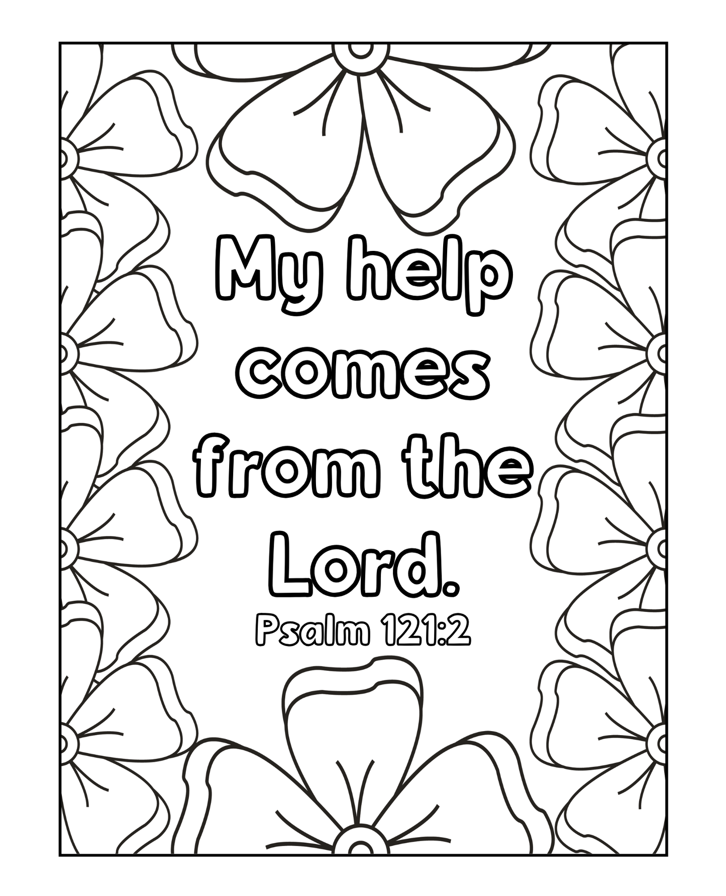 I Can Do All Things Through Christ Who Strengthens Me Coloring Book
