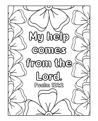 I Can Do All Things Through Christ Who Strengthens Me Coloring Book
