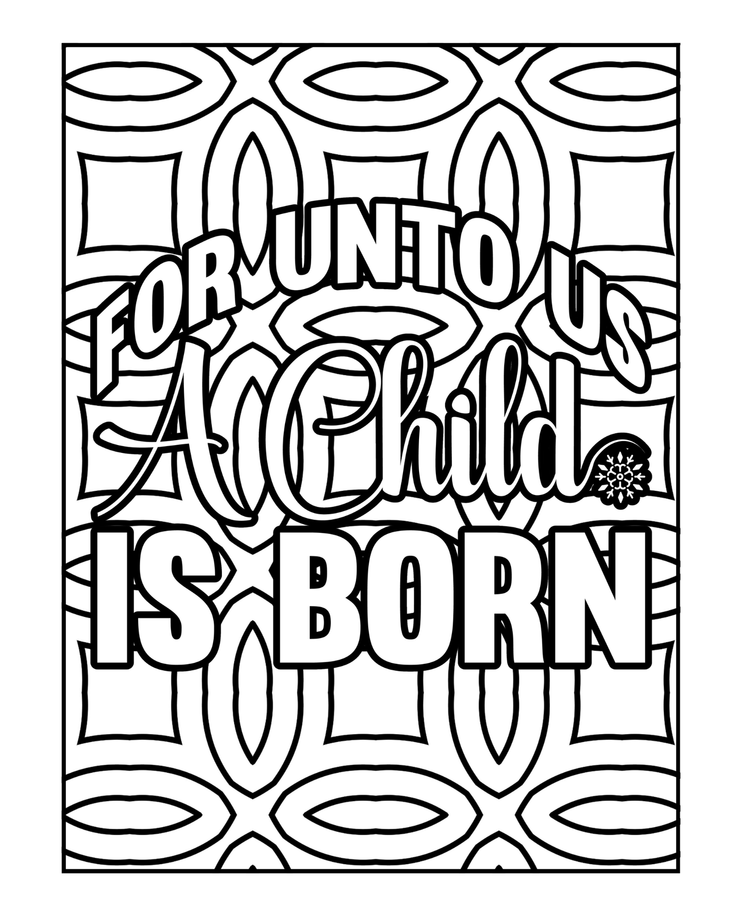 A Spirit-Filled Christmas Coloring Book