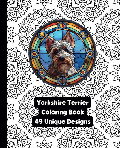 Yorkshire Terrier - Adult Coloring Book